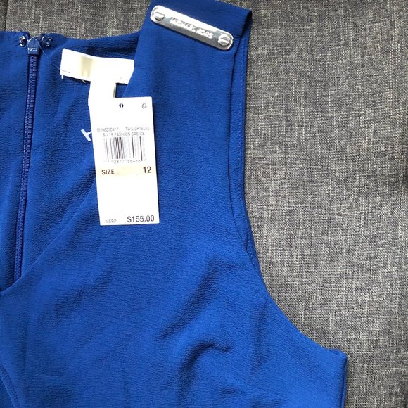 NWT MICHAEL KORS Ring Belt JUMPSUIT Women's sz 12 - Picture 6 of 8